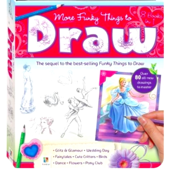 More Funky Things To Draw Book by Hinkler Books 2011 - Picture 1 of 12